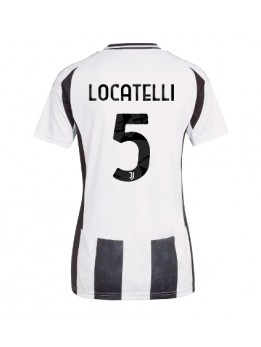 Juventus Manuel Locatelli #5 Zenski Domaci Dres 2024-25 Kratak Rukavima